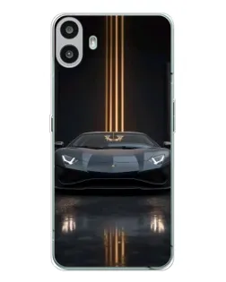Чохол для Nothing CMF Phone 1 з картинкою «Lamborghini золоті лінії» Чохол для Nothing CMF Phone 1 з картинкою «Lamborghini золоті лінії»