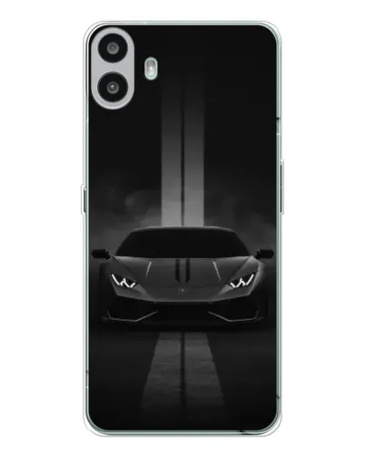 Чехол для Nothing CMF Phone 1 с картинкой «Lamborghini симметрия дорог»