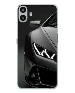 Чехол для Nothing CMF Phone 1 с картинкой «Lamborghini фары детализация»