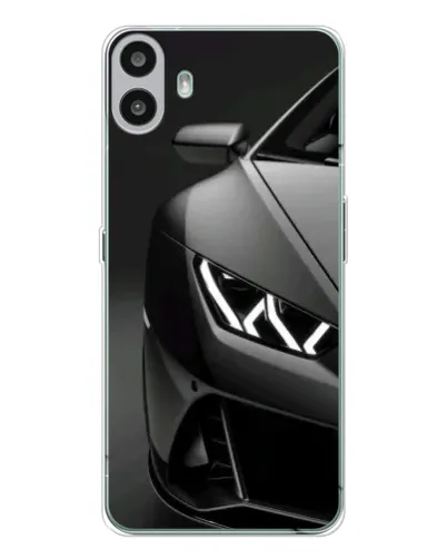 Чехол для Nothing CMF Phone 1 с картинкой «Lamborghini фары детализация»