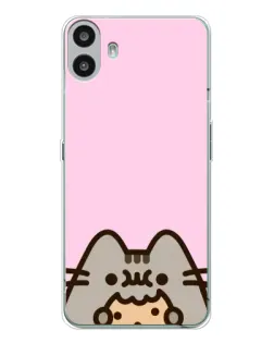 Чохол для Nothing CMF Phone 1 з картинкою «Pusheen та печиво»