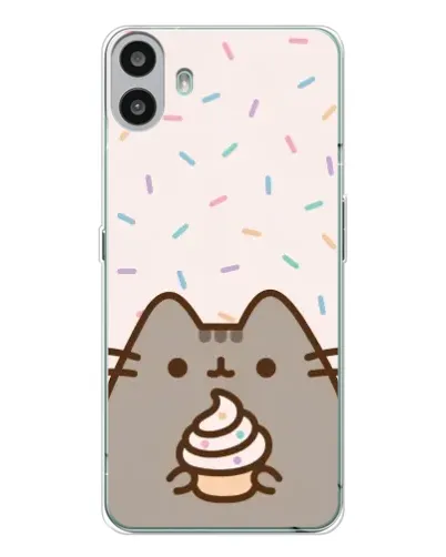 Чехол для Nothing CMF Phone 1 с картинкой «Пушин с кексом» Чехол для Nothing CMF Phone 1 с картинкой «Пушин с кексом»