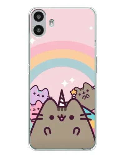 Чехол для Nothing CMF Phone 1 с картинкой «Единорог Pusheen» Чехол для Nothing CMF Phone 1 с картинкой «Единорог Pusheen»