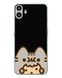 Чехол для Nothing CMF Phone 1 с картинкой «Пушин на черном»