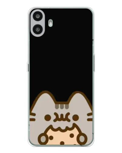 Чехол для Nothing CMF Phone 1 с картинкой «Пушин на черном» Чехол для Nothing CMF Phone 1 с картинкой «Пушин на черном»