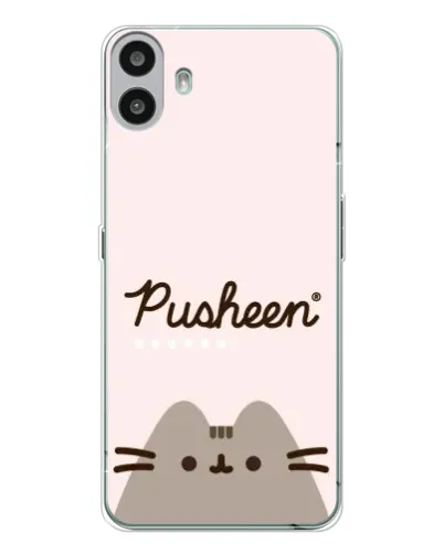 Чехол для Nothing CMF Phone 1 с картинкой «Pusheen логотип» Чехол для Nothing CMF Phone 1 с картинкой «Pusheen логотип»