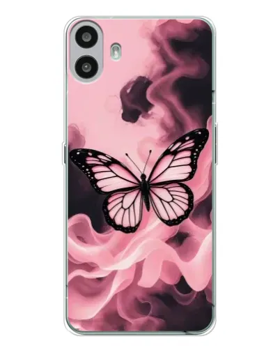 Чехол для Nothing CMF Phone 1 с картинкой «Бабочка в дыму» Чехол для Nothing CMF Phone 1 с картинкой «Бабочка в дыму»
