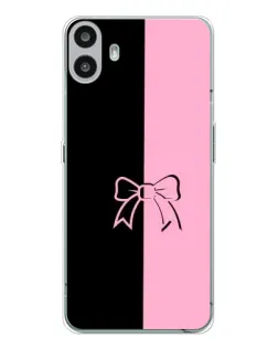 Чехол для Nothing CMF Phone 1 с картинкой «Половинки банта»