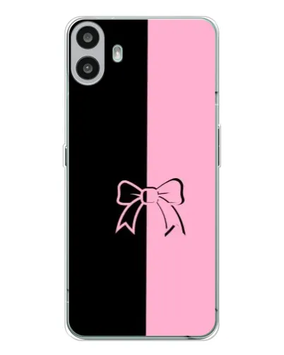 Чехол для Nothing CMF Phone 1 с картинкой «Половинки банта» Чехол для Nothing CMF Phone 1 с картинкой «Половинки банта»