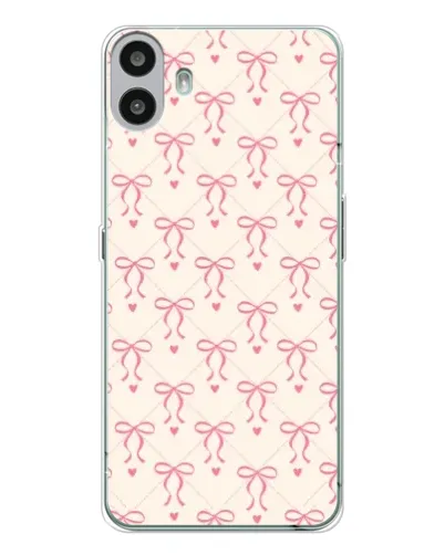 Чехол для Nothing CMF Phone 1 с картинкой «Розовые бантики Coquette» Чехол для Nothing CMF Phone 1 с картинкой «Розовые бантики Coquette»