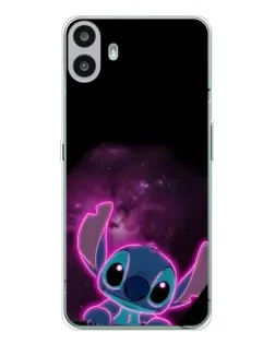 Чехол для Nothing CMF Phone 1 с картинкой «Неоновый Stitch»