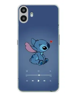 Чехол для Nothing CMF Phone 1 с картинкой «Музыкальный Stitch»