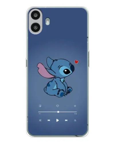Чехол для Nothing CMF Phone 1 с картинкой «Музыкальный Stitch»