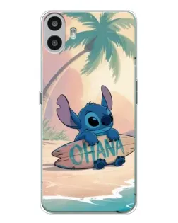 Чехол для Nothing CMF Phone 1 с картинкой «Стич на серфе»