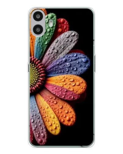 Чохол для Nothing CMF Phone 1 з картинкою «Райдужна квітка»