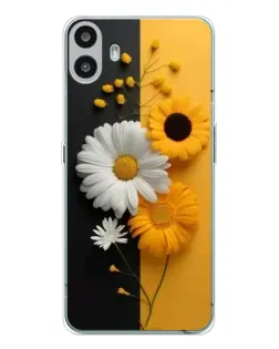 Чохол для Nothing CMF Phone 1 з картинкою «Соняшник та ромашка»