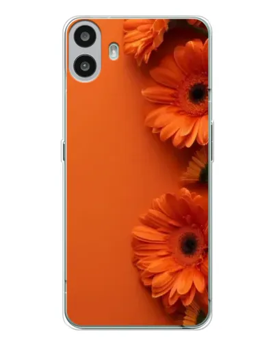 Чохол для Nothing CMF Phone 1 з картинкою «Помаранчеві гербери»