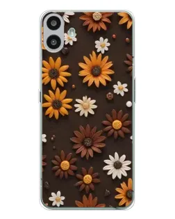 Чохол для Nothing CMF Phone 1 з картинкою «Візерунок з маленьких соняшників»