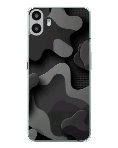 Чохол для Nothing CMF Phone 1 з картинкою «Темний абстрактний камуфляж»