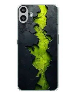 Чохол для Nothing CMF Phone 1 з картинкою «Салатовий розлом скелі» Чохол для Nothing CMF Phone 1 з картинкою «Салатовий розлом скелі»