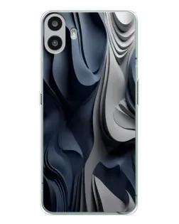 Чохол для Nothing CMF Phone 1 з картинкою «Об'ємні сині складки» Чохол для Nothing CMF Phone 1 з картинкою «Об'ємні сині складки»