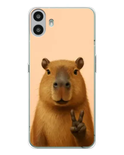 Чохол для Nothing CMF Phone 1 з картинкою «Капібара вікторія»