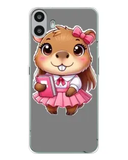 Чохол для Nothing CMF Phone 1 з картинкою «Дівчинка капібара» Чохол для Nothing CMF Phone 1 з картинкою «Дівчинка капібара»