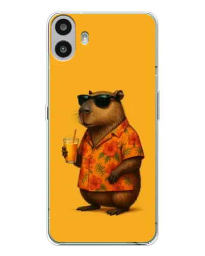 Чохол для Nothing CMF Phone 1 з картинкою «Капібара на відпочинку»