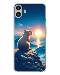 Чохол для Nothing CMF Phone 1 з картинкою «Захід сонця з капібарою» Чохол для Nothing CMF Phone 1 з картинкою «Захід сонця з капібарою»