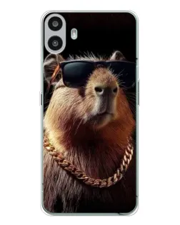 Чохол для Nothing CMF Phone 1 з картинкою «Капібара золотий ланцюг» Чохол для Nothing CMF Phone 1 з картинкою «Капібара золотий ланцюг»