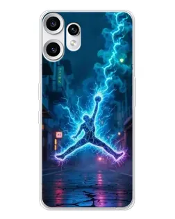 Чохол для Nothing CMF Phone 2 Pro з картинкою «Jordan Gold Jumpman»