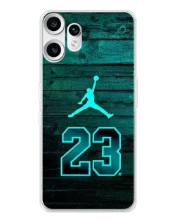 Чохол для Nothing CMF Phone 2 Pro з картинкою «Jordan Cyan 23»
