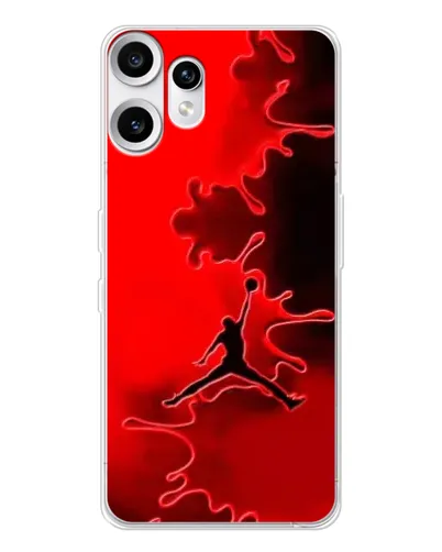 Чехол для Nothing CMF Phone 2 Pro с картинкой «Jordan Red Smoke»