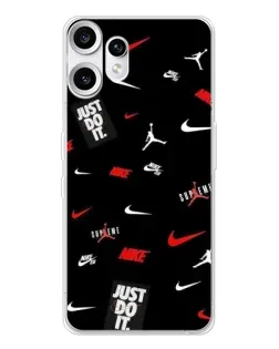 Чохол для Nothing CMF Phone 2 Pro з картинкою «Nike Mix Pattern»