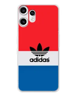 Чехол для Nothing CMF Phone 2 Pro с картинкой «Ретро блоки Adidas»