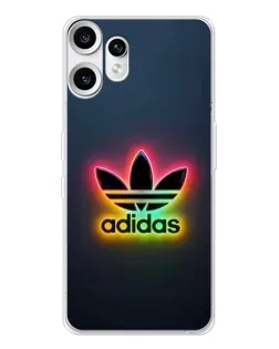Чехол для Nothing CMF Phone 2 Pro с картинкой «Неоновый Adidas»