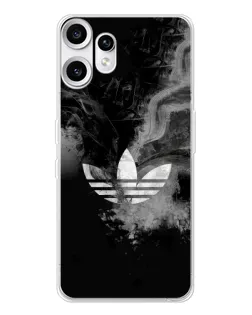 Чехол для Nothing CMF Phone 2 Pro с картинкой «Абстрактный дым Adidas»