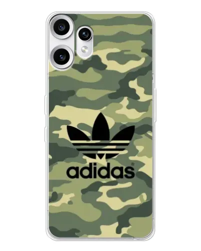 Чехол для Nothing CMF Phone 2 Pro с картинкой «Милитари стиль Adidas» Чехол для Nothing CMF Phone 2 Pro с картинкой «Милитари стиль Adidas»