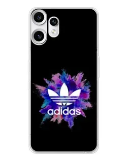 Чехол для Nothing CMF Phone 2 Pro с картинкой «Взрыв красок Adidas»