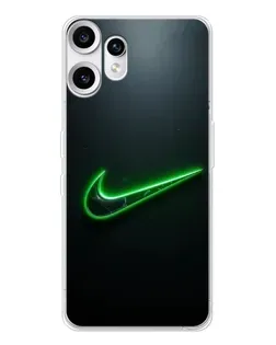 Чохол для Nothing CMF Phone 2 Pro з картинкою «Неоновий контур Nike»