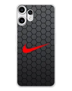 Чохол для Nothing CMF Phone 2 Pro з картинкою «Nike — карбонова сітка»
