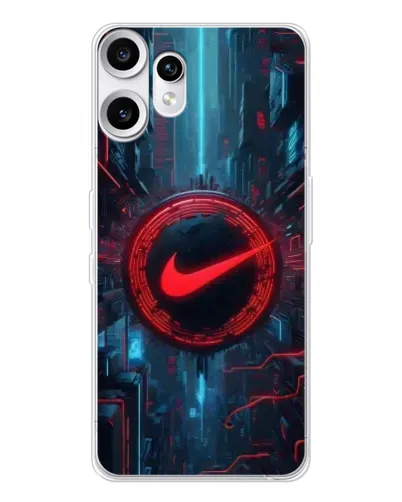 Чохол для Nothing CMF Phone 2 Pro з картинкою «Техногенний стиль Nike»
