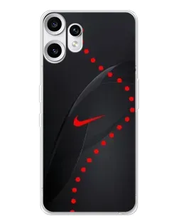 Чохол для Nothing CMF Phone 2 Pro з картинкою «Абстрактний дизайн Nike»