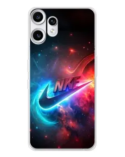Чохол для Nothing CMF Phone 2 Pro з картинкою «Вогняний логотип Nike»