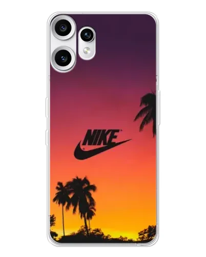 Чохол для Nothing CMF Phone 2 Pro з картинкою «Nike на заході сонця»