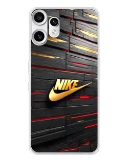 Чохол для Nothing CMF Phone 2 Pro з картинкою «Золотий Nike на металі»
