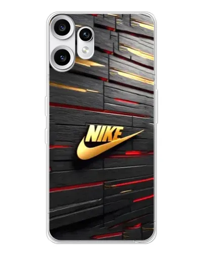 Чохол для Nothing CMF Phone 2 Pro з картинкою «Золотий Nike на металі»