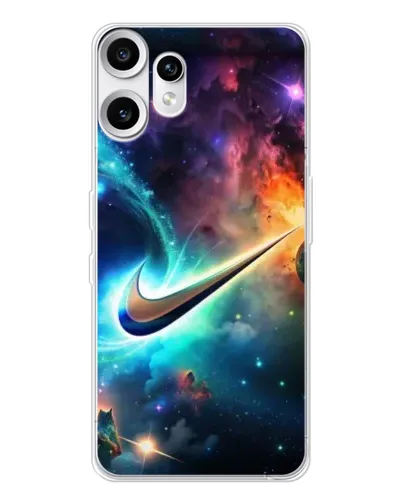 Чохол для Nothing CMF Phone 2 Pro з картинкою «Космічний Nike Swoosh»
