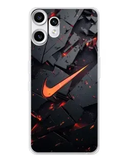 Чохол для Nothing CMF Phone 2 Pro з картинкою «Nike — ефект розломів»