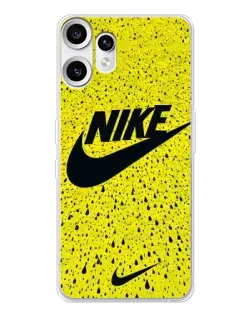 Чохол для Nothing CMF Phone 2 Pro з картинкою «Жовтий текстурний Nike»